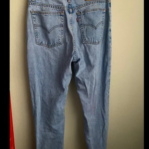 RARE VINTAGE Levi's 512 Size 31 Long High Rise Slim Fit Tapered Leg - Picture 3 of 5